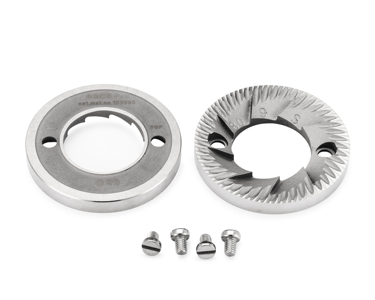 Mahlkonig E80S 80mm Premium Cast Steel Burrs - CAFE FOLKA