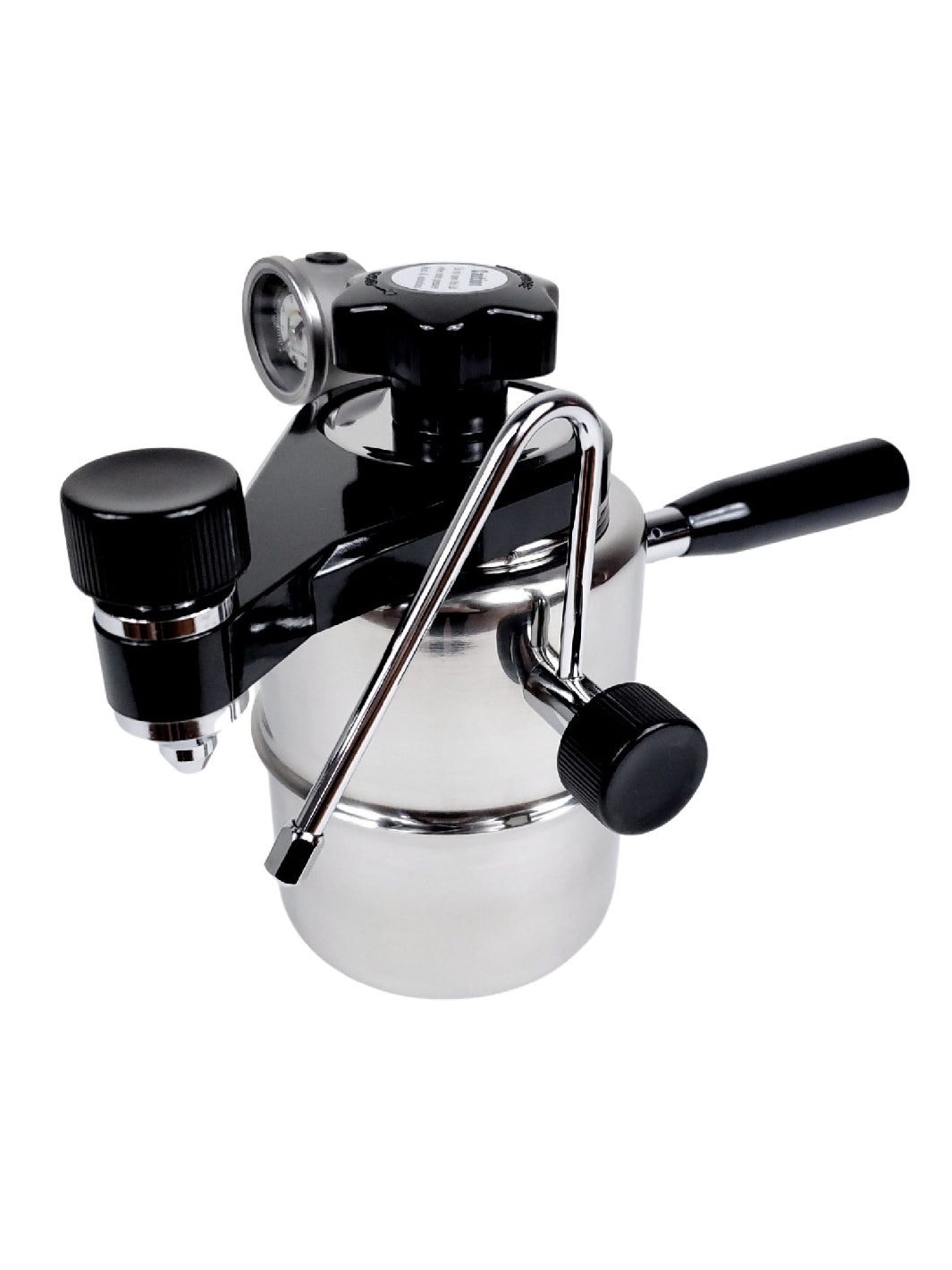BELLMAN Stovetop Espresso & Cappuccino Maker with Pressure Gauge - CAFE FOLKA