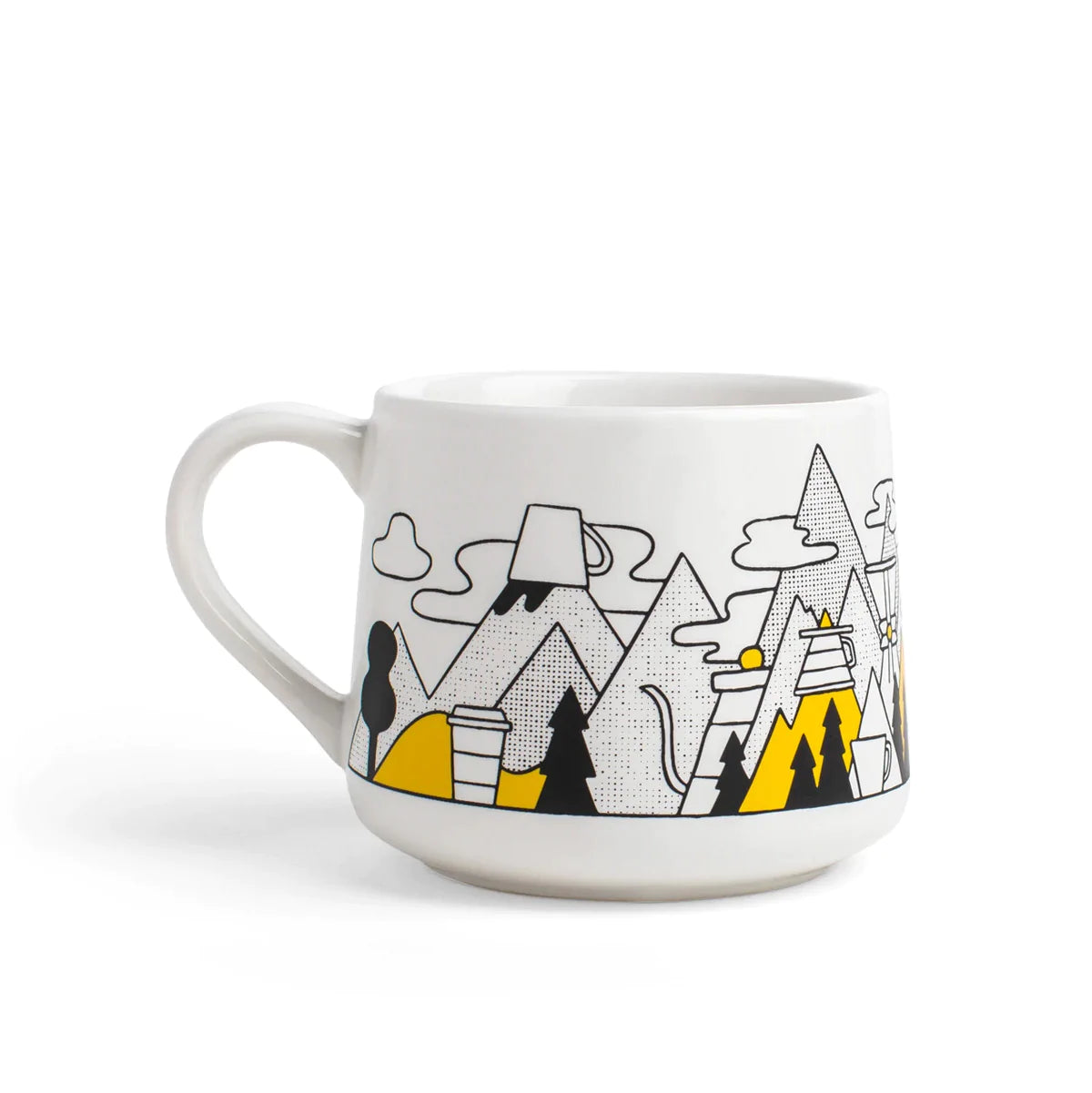 Created Co. Coffee Mountain Crescent Mug - CAFE FOLKA