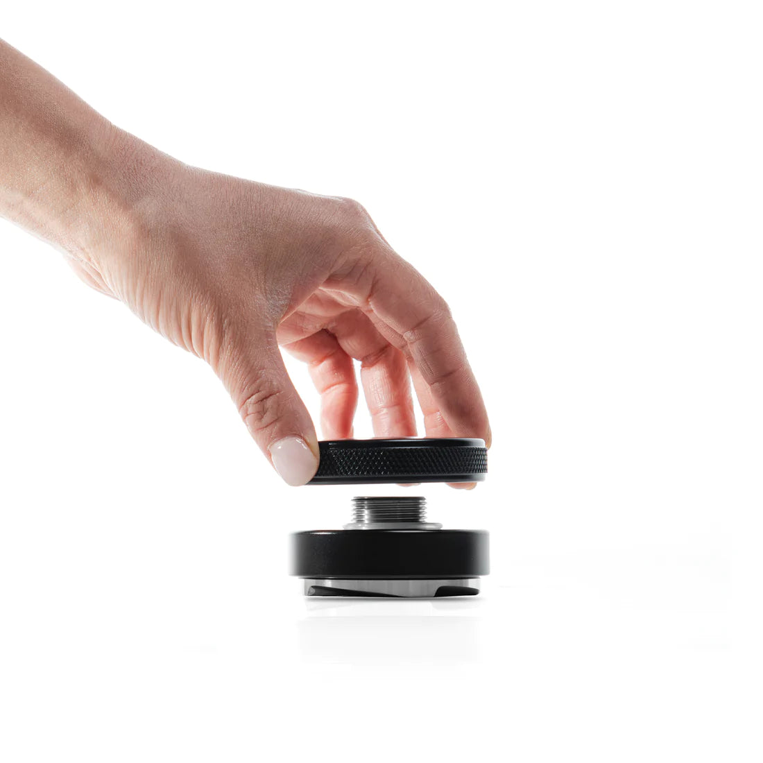 ESPRESSO DISTRIBUTION TOOL & LEVELER - BLACK, 58MM - CAFE FOLKA