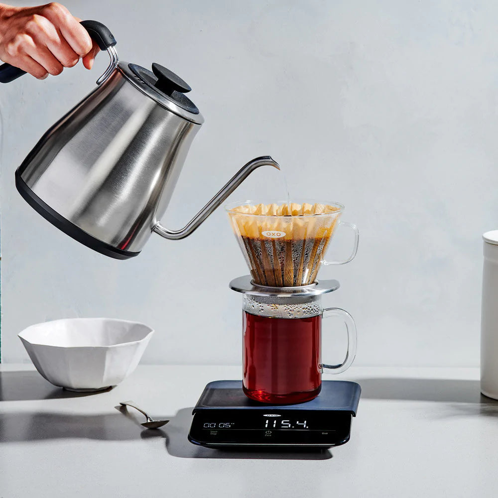 OXO ADJUSTABLE TEMPERATURE GOOSENECK ELECTRIC KETTLE - CAFE FOLKA