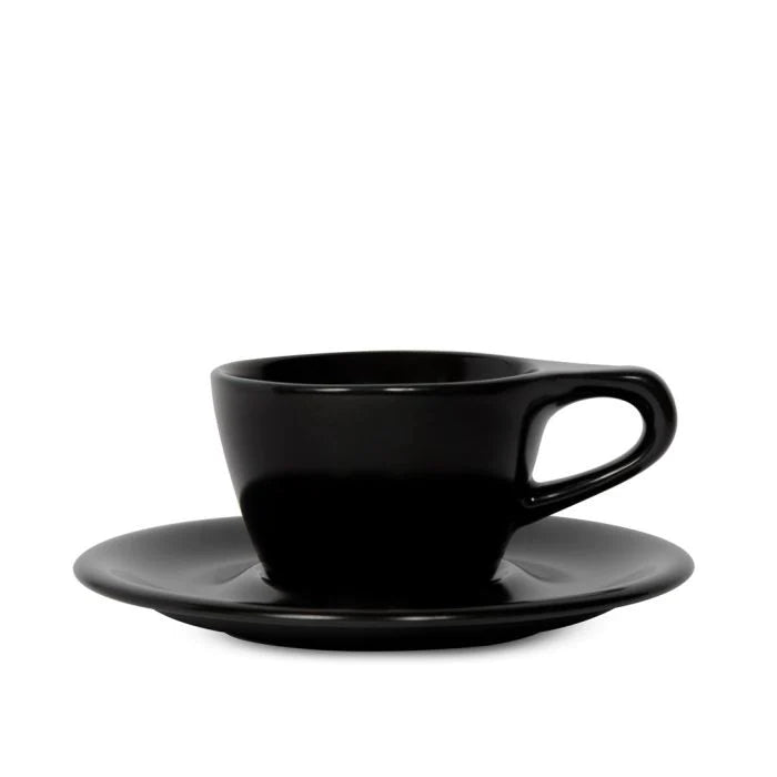 LINO DOUBLE CAPPUCCINO CUP & SAUCER - INDIGO (5OZ/142ML) - CAFE FOLKA