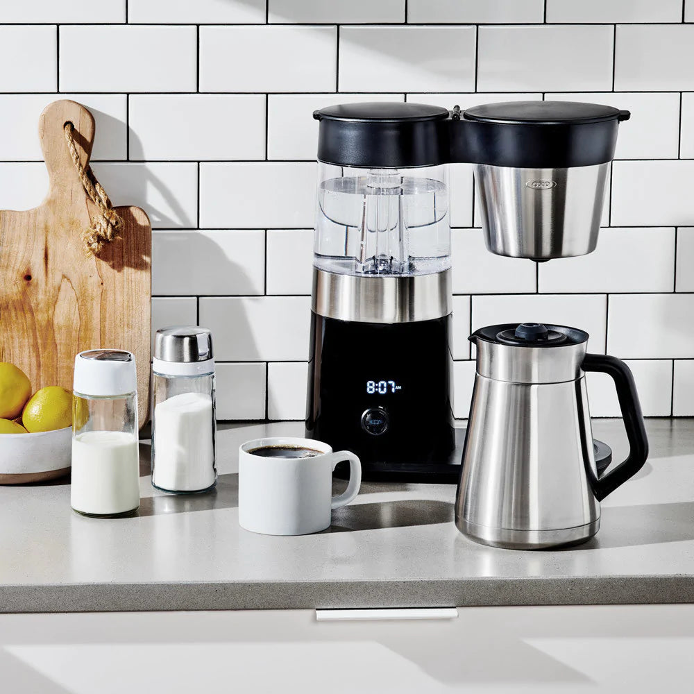 OXO BARISTA BRAIN 9-CUP COFFEE MAKER - BLACK/SILVER - CAFE FOLKA