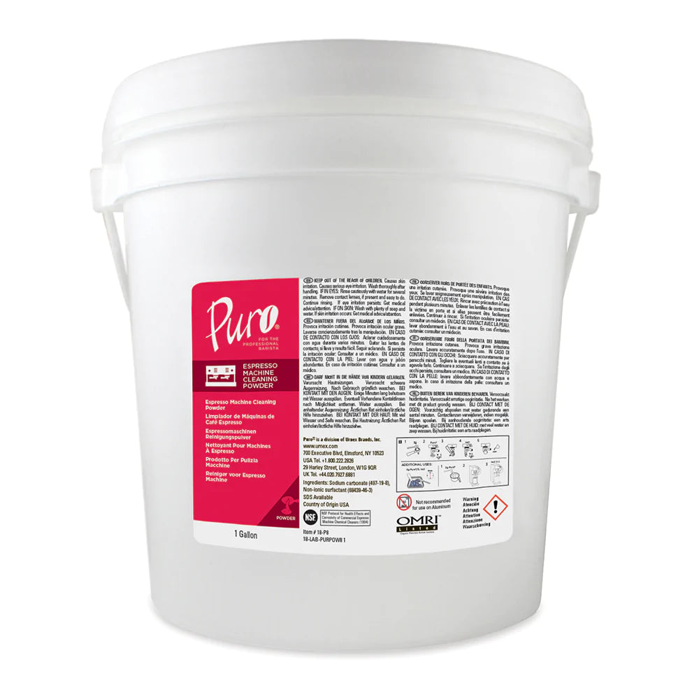 PURO ESPRESSO MACHINE CLEANING POWDER - 1 GAL. - CAFE FOLKA