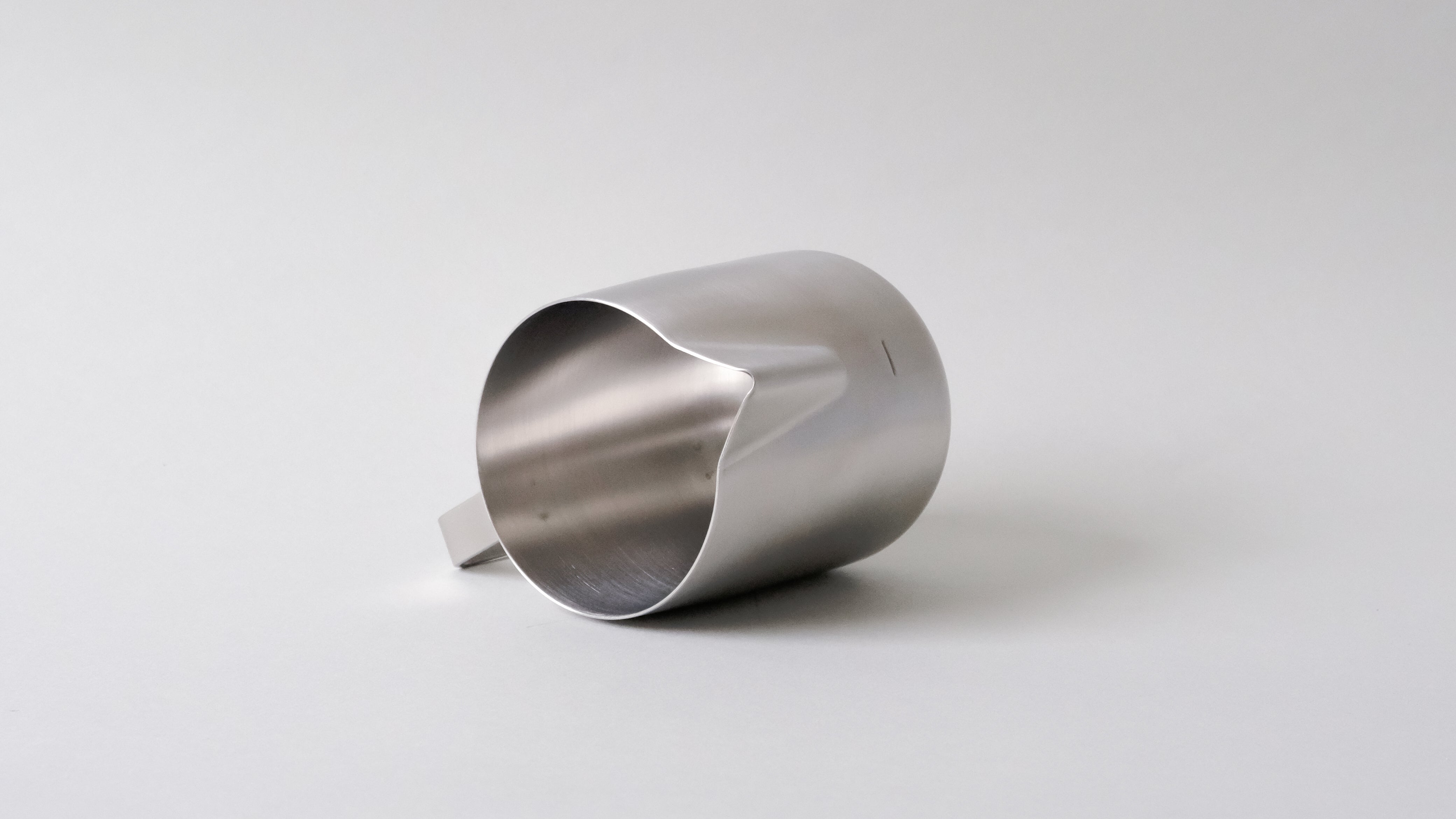 15OZ BRUSHED SILVER PITCHER WITH NARROW SPOUT