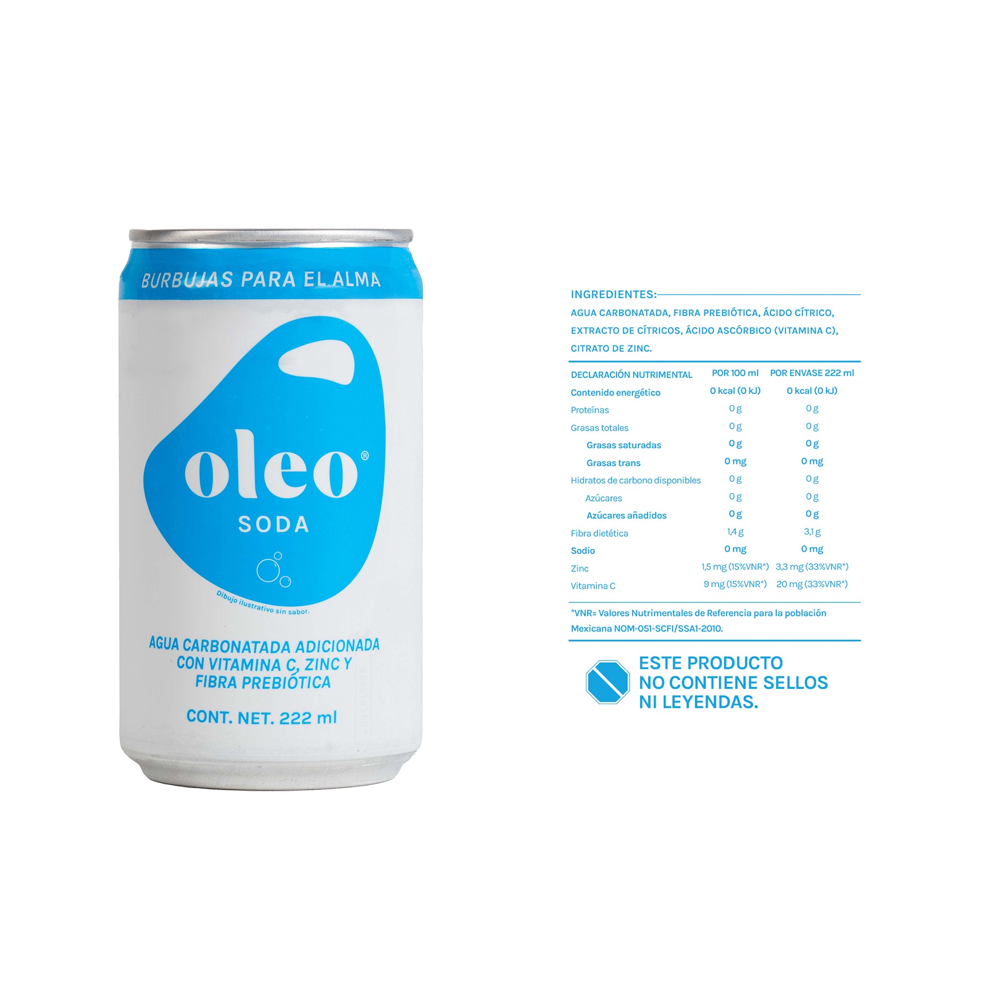 Oleo Prebiotic Sodas 24 pack