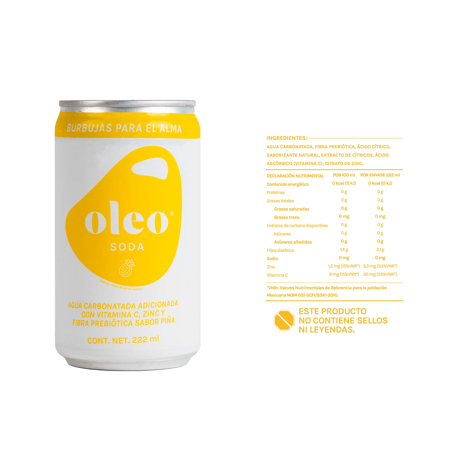 Oleo Prebiotic Sodas 24 pack