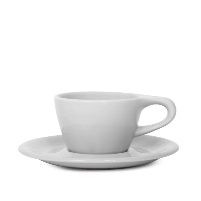 Lino Small Latte Cup/ Saucer & SAUCER - INDIGO (12OZ/177ML) - CAFE FOLKA